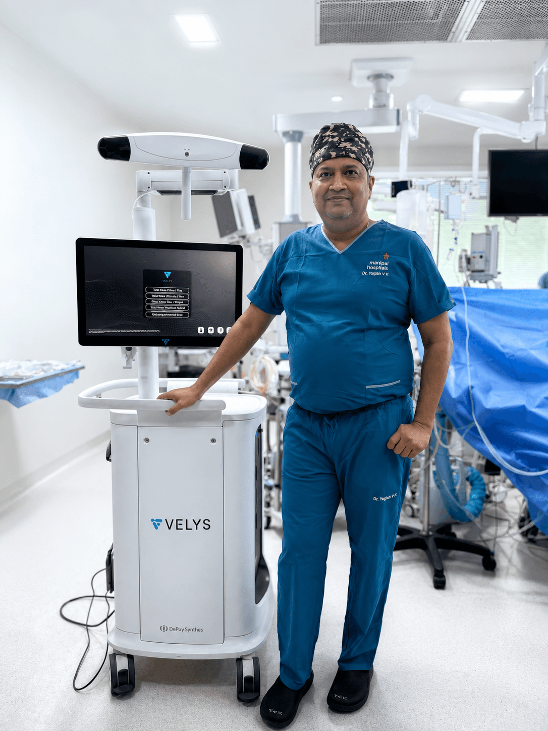 Robotic-assisted technology used for precise joint replacement surgery